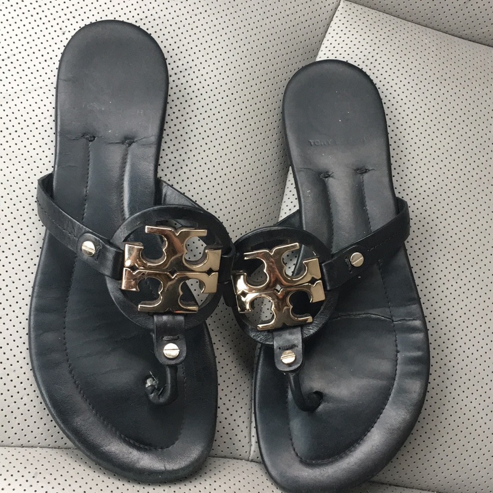 Black Miller Tory Burch sandals